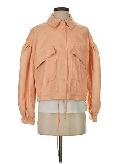 Pre-owned 7 For All Mankind 3/4 Sleeve Blouse In Orange