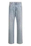 7 For All Mankind 5-pocket Straight-leg Jeans In Gray