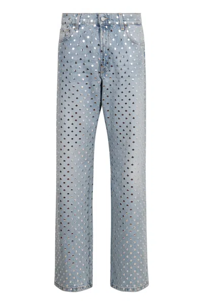 7 FOR ALL MANKIND 5-POCKET STRAIGHT-LEG JEANS