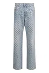 7 For All Mankind 5-pocket Straight-leg Jeans In Gray