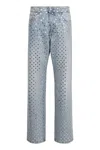 7 For All Mankind 5-pocket Straight-leg Jeans In Gray