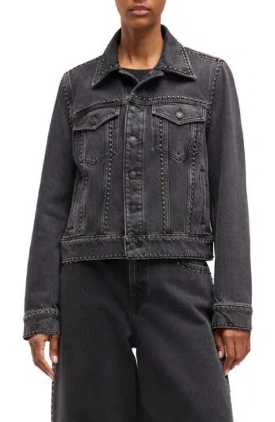7 For All Mankind Adi Studded Trucker Jacket