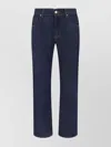 7 FOR ALL MANKIND ADJUSTABLE FIT STRAIGHT JEANS WITH CONTRAST STITCHING