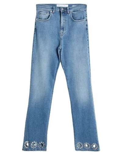 7 For All Mankind Adr X 7fam Woman Jeans Blue Size 29 Cotton, Modal, Elastomultiester, Elastane, Swa