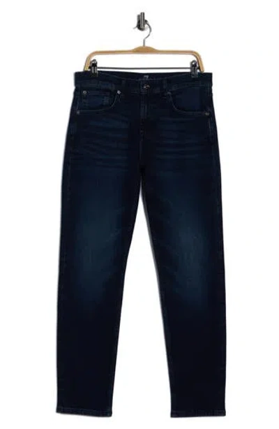 7 For All Mankind Adrien Relaxed Fit Slim Cut Stretch Jeans In Blue