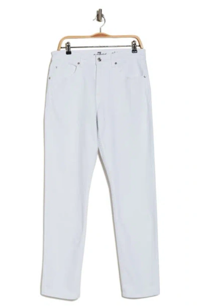 7 For All Mankind Adrien Slim Fit Jeans In White