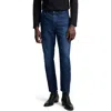 7 For All Mankind Airweft Slim Straight Fit Denim Chinos In Rialto Blue In Blue