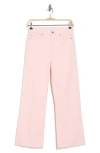 7 For All Mankind Alex Crop Straight Leg Jeans In Rosewater