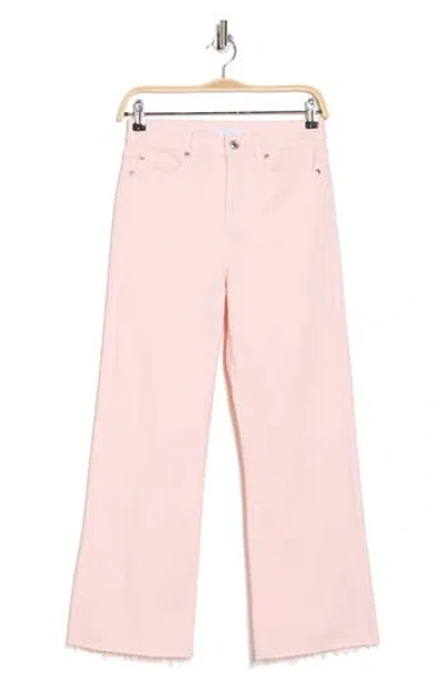 7 For All Mankind Alex Crop Straight Leg Jeans In Rosewater