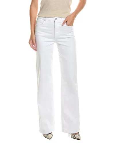 7 For All Mankind Alexa Casablanca Straight Jean In White