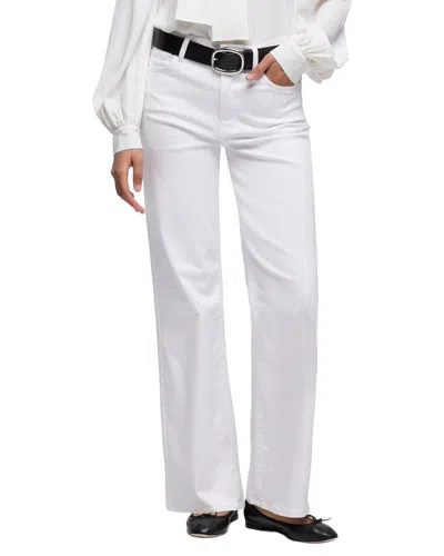 7 For All Mankind Alexa Casablanca Straight Leg Jean In White