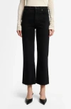 7 For All Mankind Bootcut Tailorless Jeans In Black