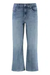 7 For All Mankind Alexa Cropped Jeans In Blue