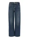 7 For All Mankind Alexa Cropped Jeans In Blue