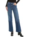 7 For All Mankind Womens Lotta Flared Stretch-denim Blend Jeans Cisco In Blue