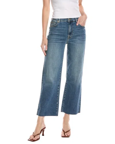 7 For All Mankind Alexa Felicity Cropped Jean In Blue