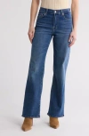 7 For All Mankind Alexa High Waist Wide Leg Jeans In Brown