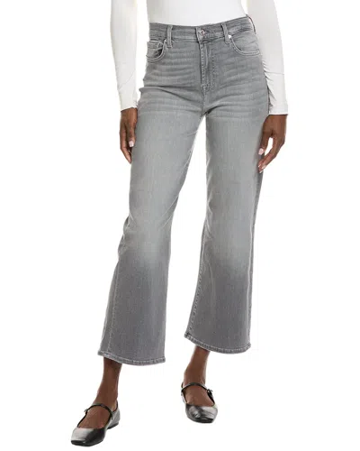 7 For All Mankind Alexa Ifrane Cropped Jean In Gray