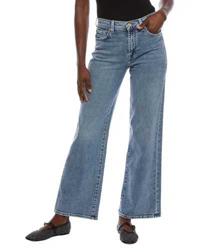 7 For All Mankind Alexa Newport Beach Straight Jean In Blue