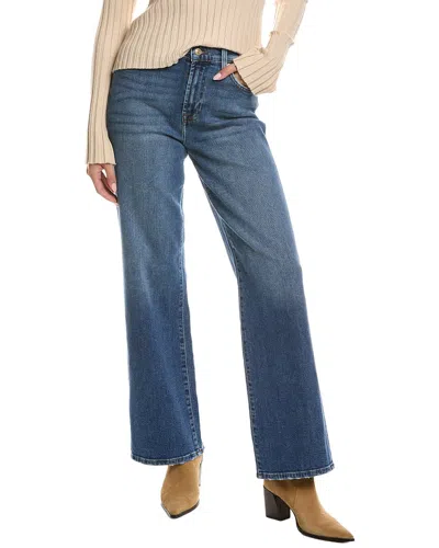 7 For All Mankind Alexa Pomona Straight Jean In Blue