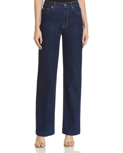 7 For All Mankind Alexa Trouser Jean In Avant Rinse In Blue