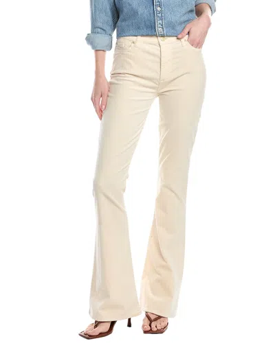 7 For All Mankind Ali High-waist Eggshell Jean In White