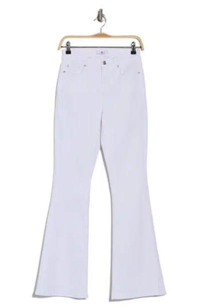 7 For All Mankind Ali High Waist Flare Jeans In Casablanca