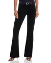 7 For All Mankind Ali High Waisted Flare Jeans In Black In Black