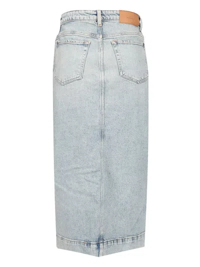 7 For All Mankind Amber Skirts Light Blue