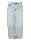 7 For All Mankind Amber Skirts Light Blue