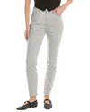7 For All Mankind Ankle Gwenevere Cool Grey Skinny Jean In Grey