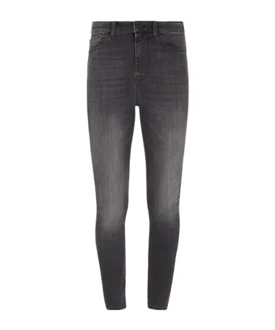 7 For All Mankind Aubrey Jeans In Black