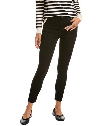 7 For All Mankind High-waist Black Super Skinny Jean