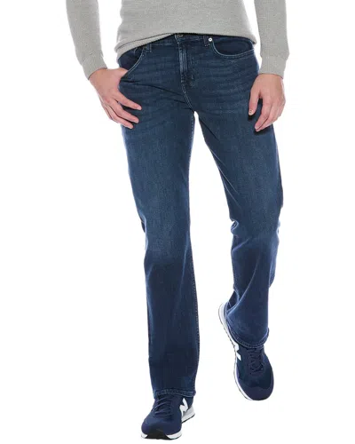 7 For All Mankind Luxe Mid-rise Straight-leg Jeans In Multi