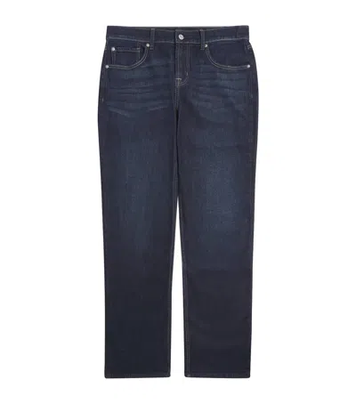 7 For All Mankind Austyn Straight Jeans In Blue