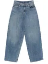 7 For All Mankind Light Wash Straight-leg Jeans With Classic Five-pocket Design