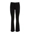 7 For All Mankind Bair Bootcut Jeans In Black