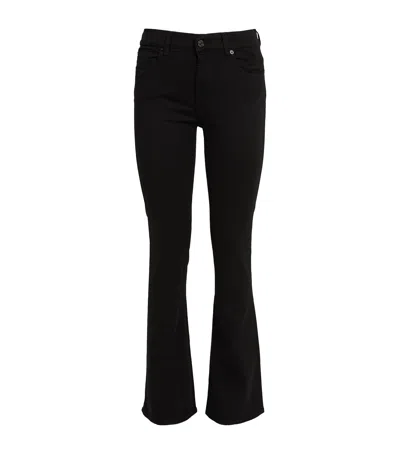 7 For All Mankind Bair Bootcut Jeans In Black