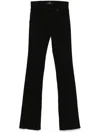 7 For All Mankind B(air) Bootcut Trousers In Black