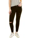 7 For All Mankind B(air) Briar Black Ankle Skinny Jean In Black