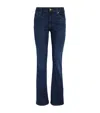 7 For All Mankind Bair Mid-rise Bootcut Jeans In Blue