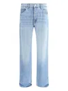 7 For All Mankind Bakersfield Modern Straight Jeans In Blue