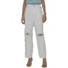7 For All Mankind Balloon Womens Destroyed Denim Ankle Jeans
