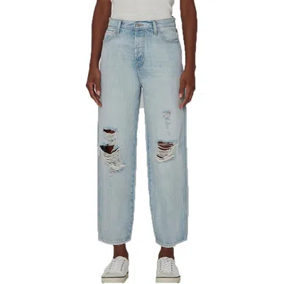 7 For All Mankind Balloon Womens Distressed Denim Ankle Jeans