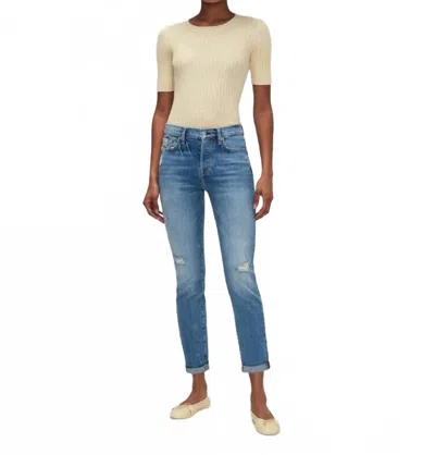 7 For All Mankind Beauty Denim Josefina Jeans In Distressed In Multi