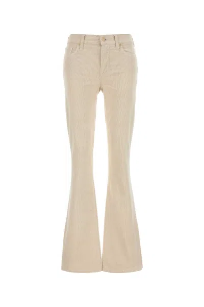 7 FOR ALL MANKIND BEIGE BOOTCUT CORDUROY JEANS
