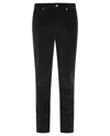 7 For All Mankind Belt-loop Casual Pants In Black