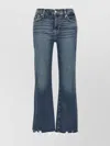 7 For All Mankind Belt Loop Faded Five-pocket Frayed Hem
