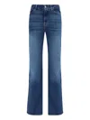 7 For All Mankind Belt-loop Five-pocket Jeans In Blue