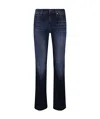 7 For All Mankind Belt-loop Jeans In Black